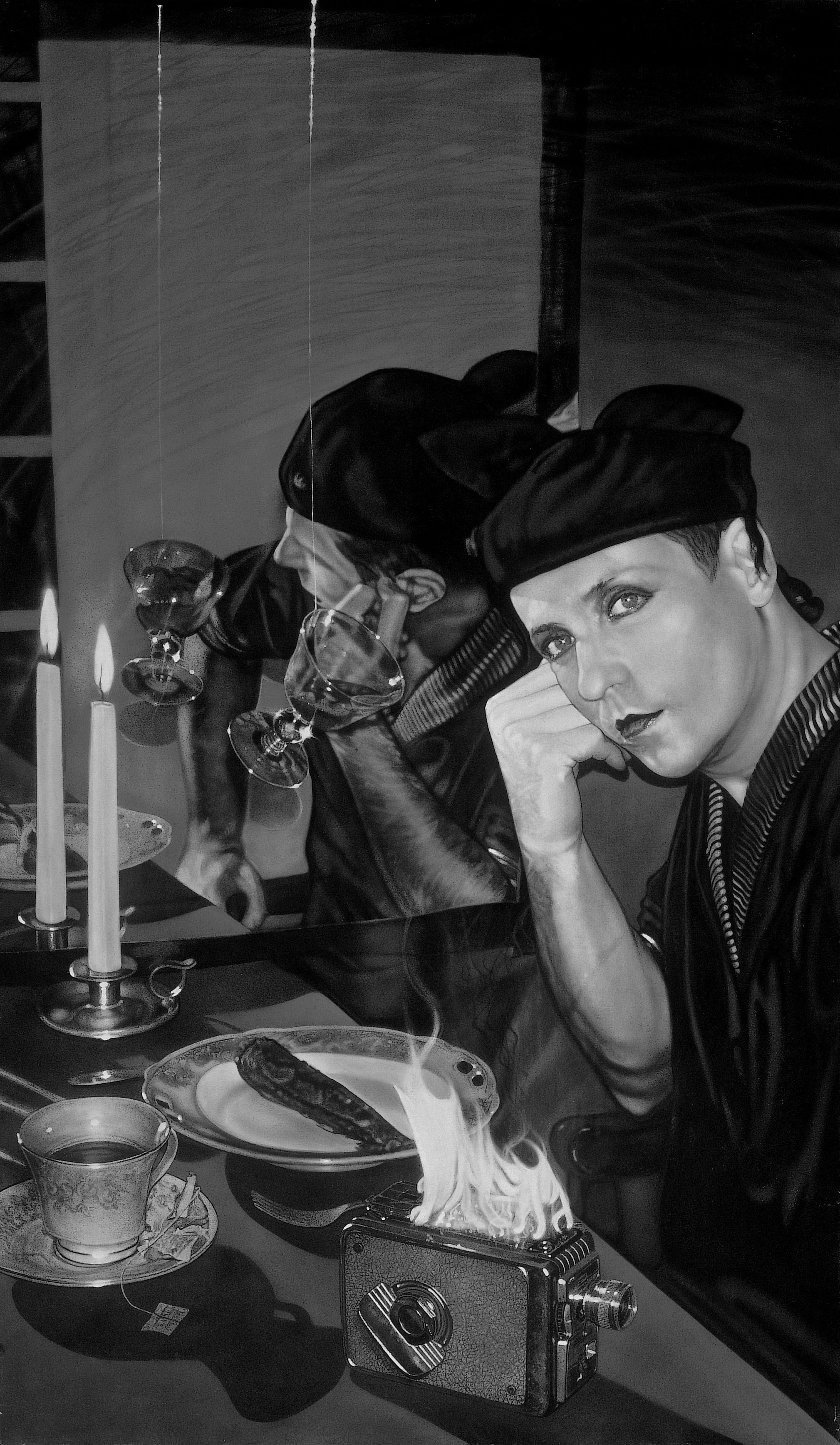 <p style="text-align: center;">Gabor – 1988 – 183x106cm – acrylik on canvas</p>