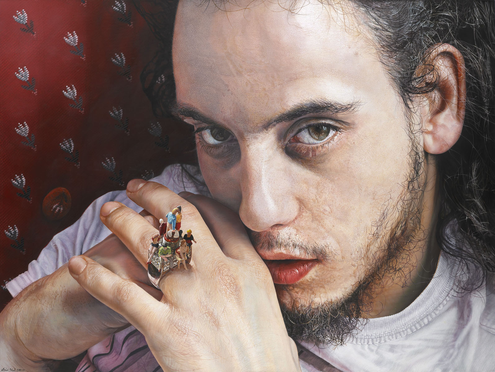 <p style="text-align: center;">My son Benjamin – The Lord of the Rings – 2010 – 150x200cm – acrylik on canvas</p>