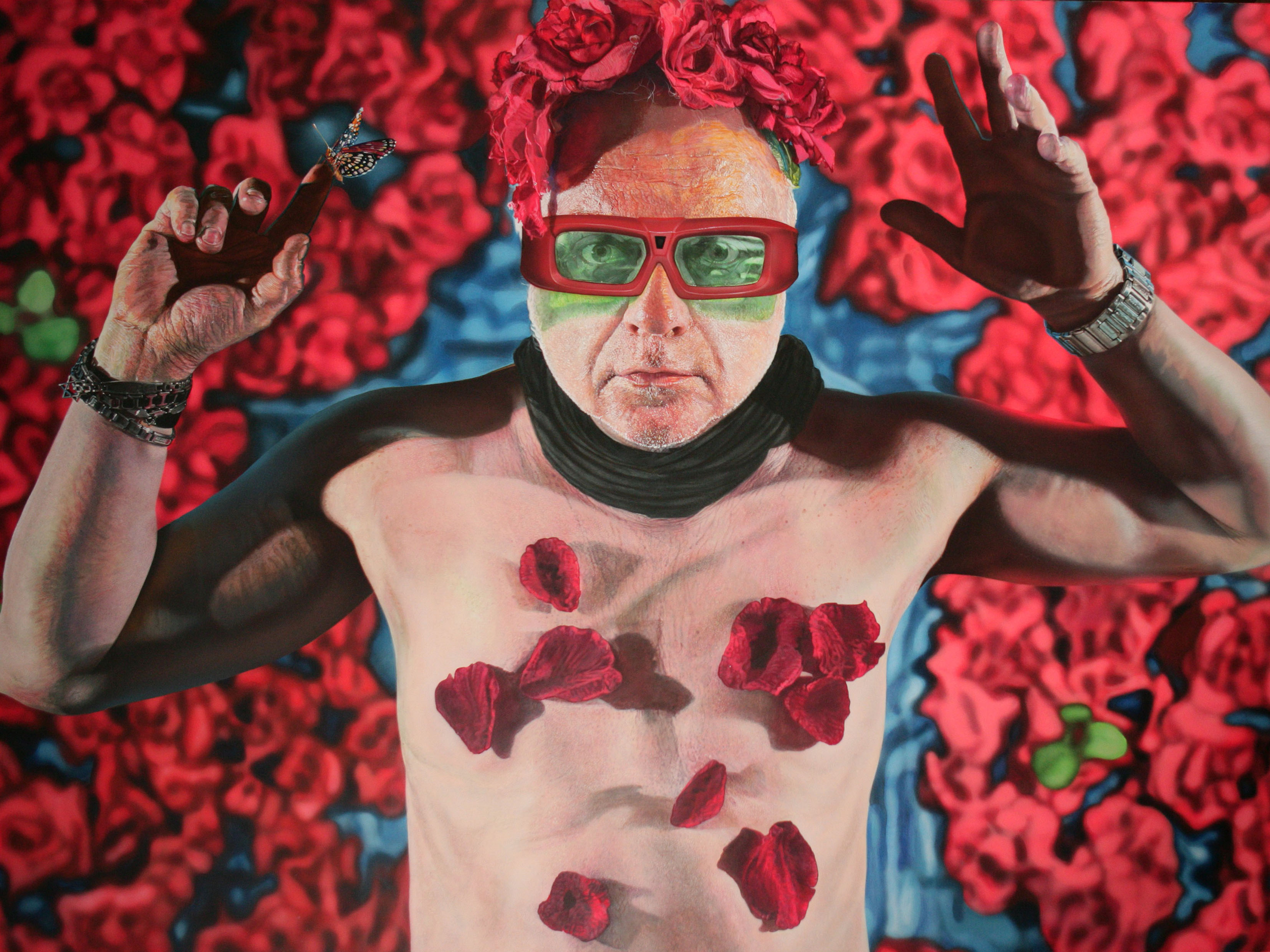 <p style="text-align: center;">World in 3D – Hungarian beauty – 2012 – 150x200cm – acrilyk on canvas</p>