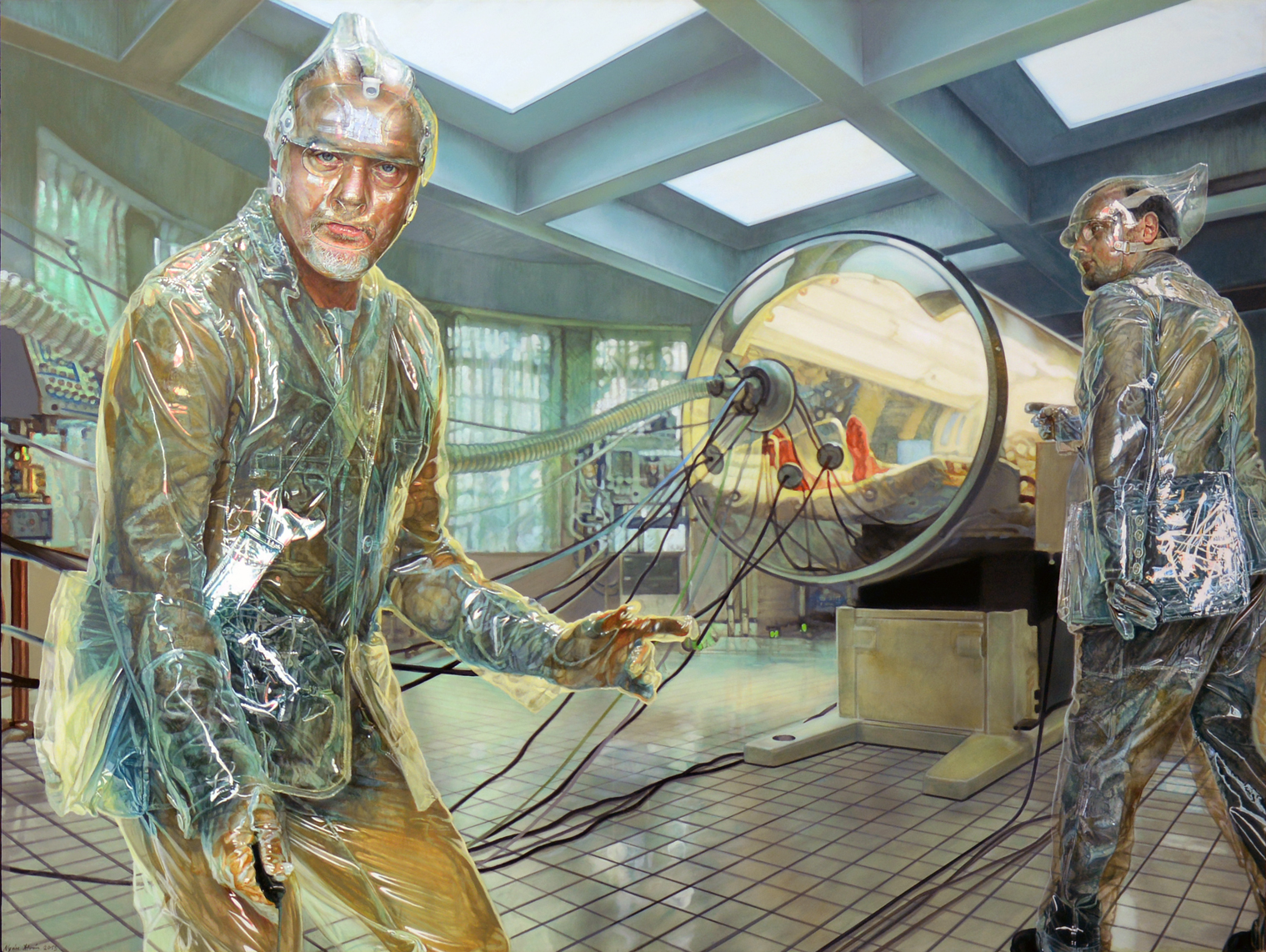 <p style="text-align: center;">Cloning Humans – 2013 – 150x200cm – acrylik on canvas</p>