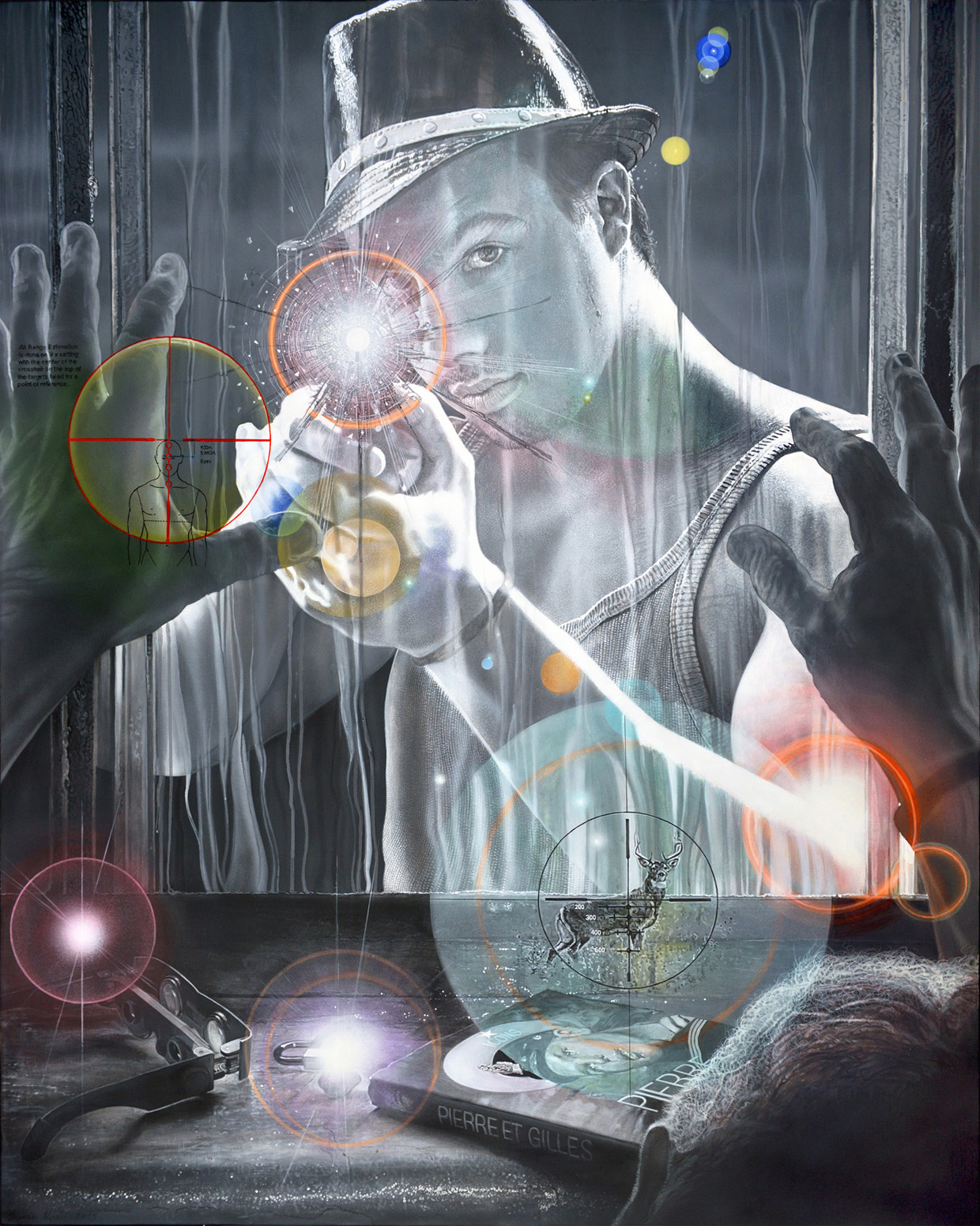 <p style="text-align: center;">Hitman – 2015 – 150X120cm – acrylik on canvas</p>