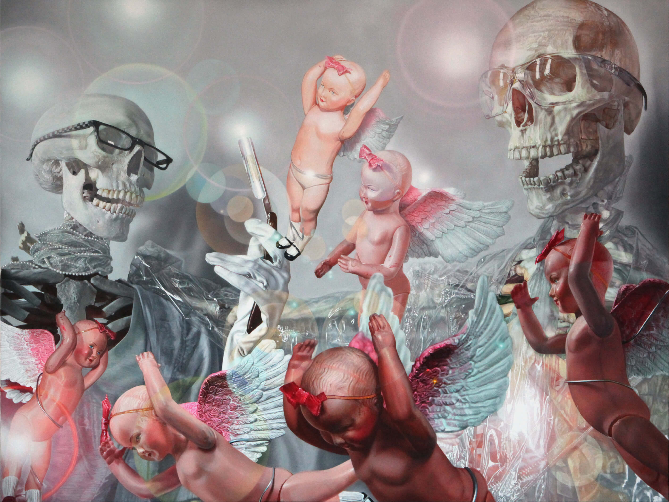 <p style="text-align: center;">30 years together and we came to a sticky end... - 2011 - 150x200cm -<br>- acrylik-on-canvas</p>