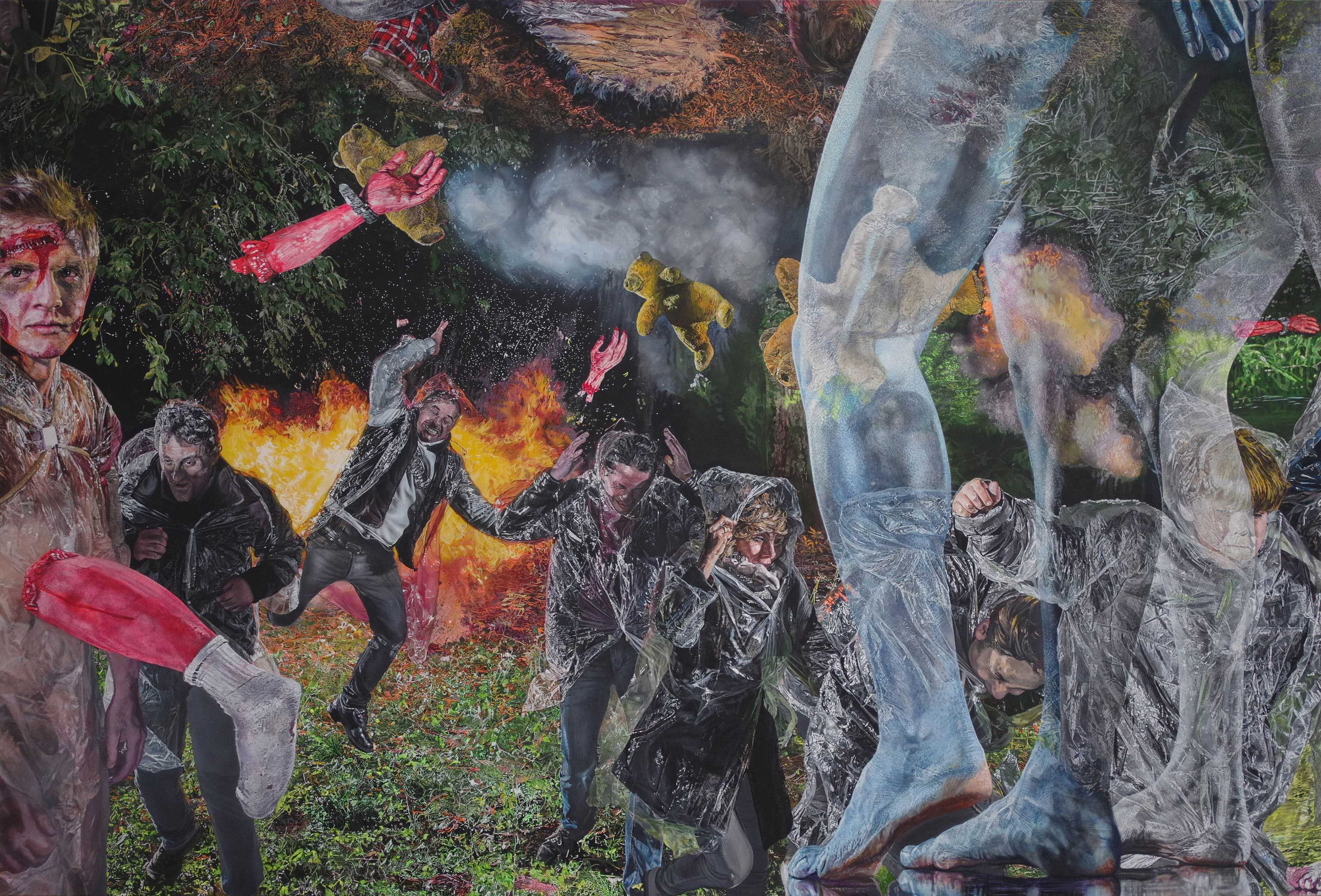 Private Apocalypse1/3 (Golgota 2.0) - 2019 - 230x340cm - acrylic on canvas