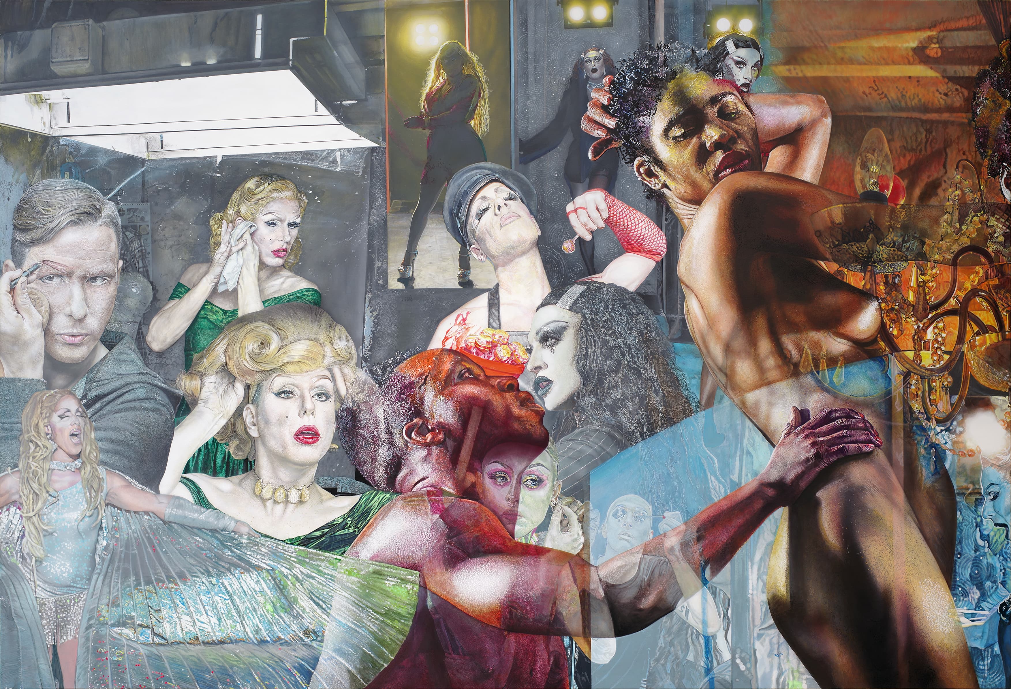 Private Apocalypse (Golgota 2.0) - 2021-2022 - 2_1 - 230x340cm - acrylik on canvas 