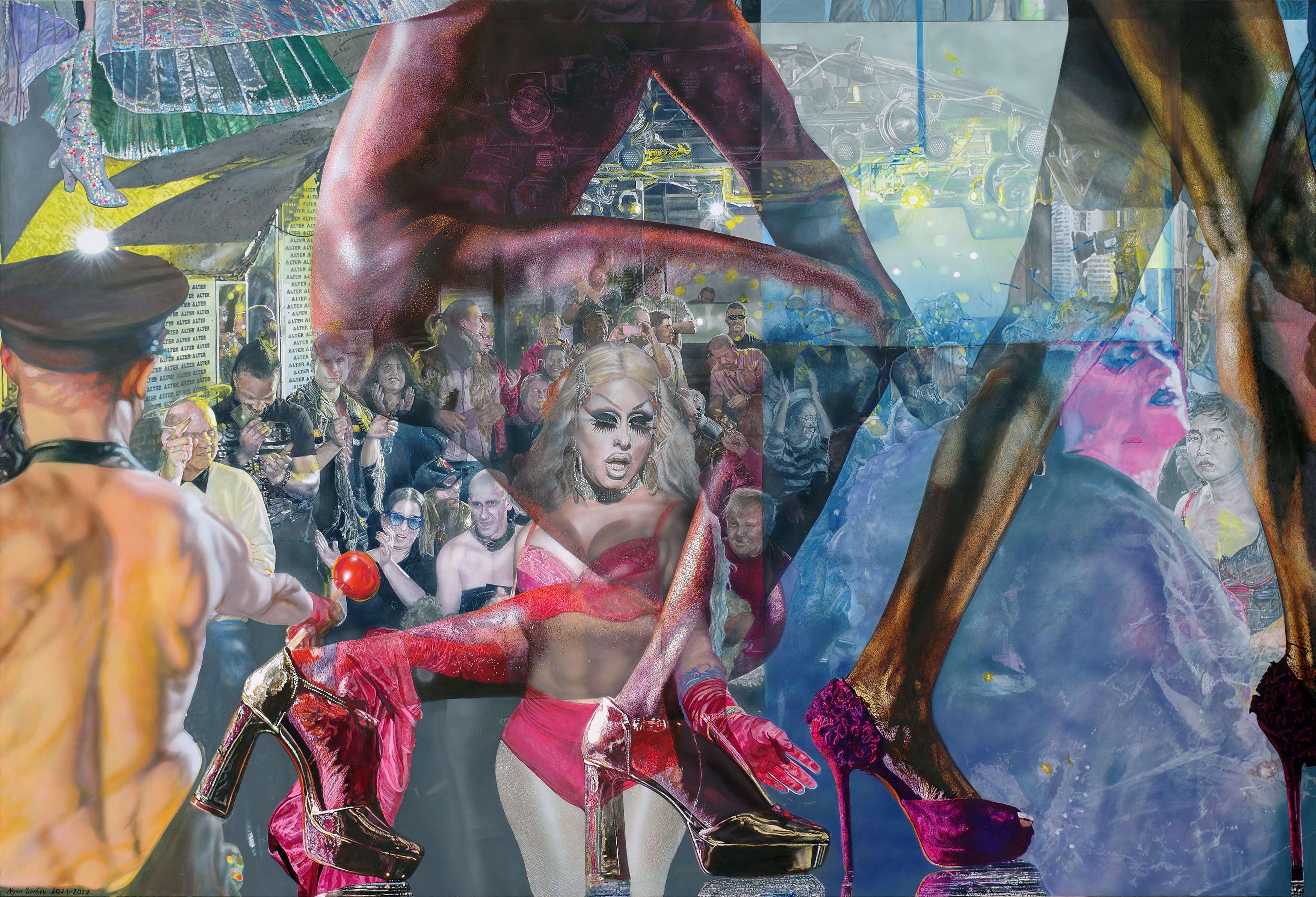 Private Apocalypse (Golgota 2.0) - 2021-2022 - 2_3 - 230x340cm - acrylik on canvas 